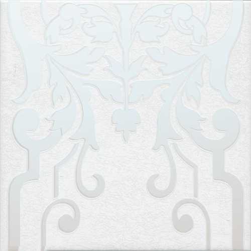 Декор Kerama Marazzi HGD/A566/5155 Барберино 2 белый глянцевый 20x20