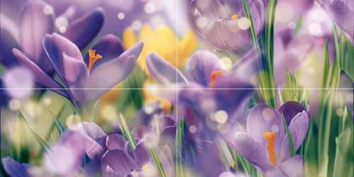 Панно Laparet Панно Crocus P4D286 80х40
