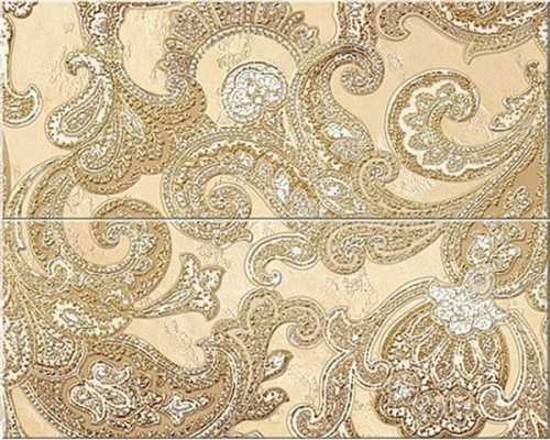 Панно Azori Sfumato Beige Paisley панно (комплект 2шт) 50.5x40.2