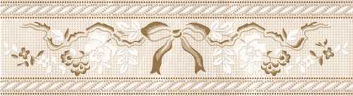 Eurotile Бордюр 767 DIANA бантик 8х29.5