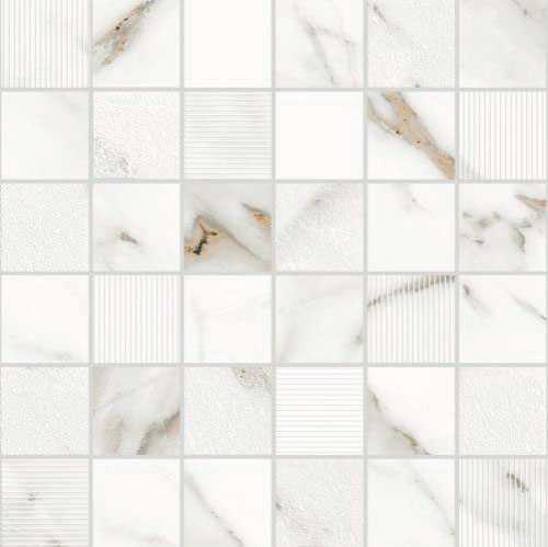 Декор Eletto Ceramica 588143004 Calacatta Grey Mosaic 30x30