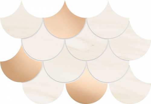 Мозаика Tubadzin Sheen copper 29x19.3