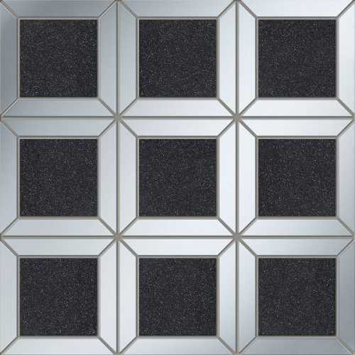 Мозаика Tubadzin Lucid square black 29.8x29.8