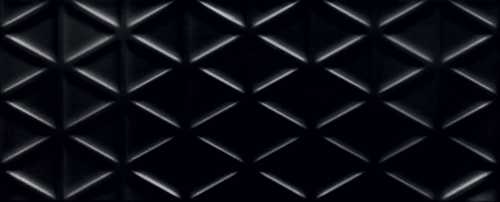 Плитка Tubadzin Senza Geo Black STR 29.8x74.8