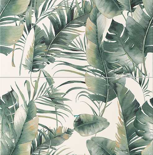 Панно Tubadzin D-2-elementowy Burano green 61.8x60.8