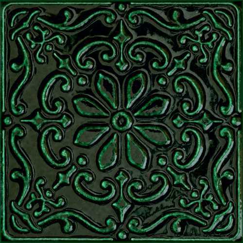 Декор Tubadzin D-Tinta green 14.8x14.8