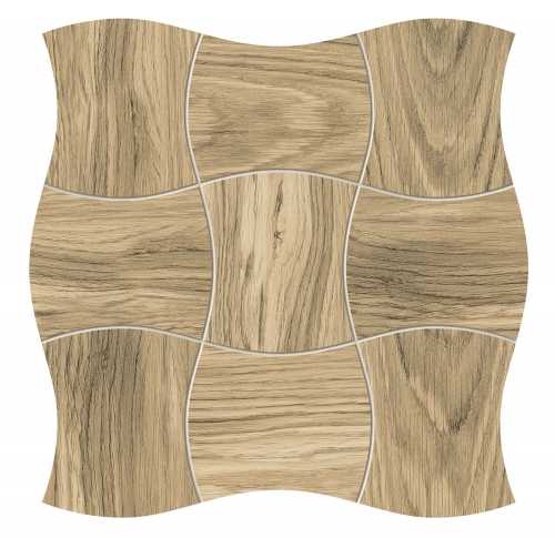 Мозаика Tubadzin MS-01-162-0293-0293-1-029 Royal Place wood 29