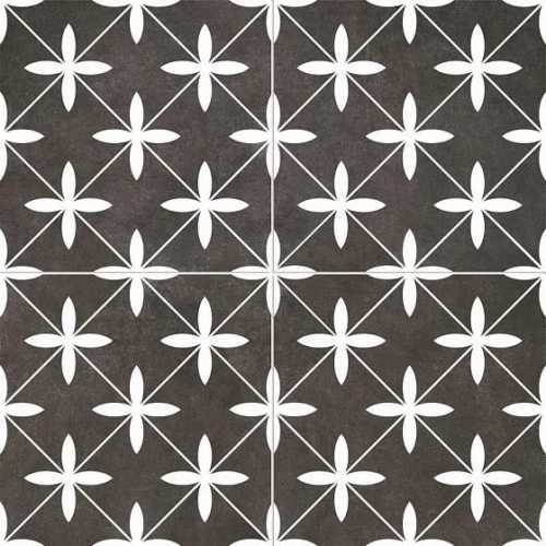 Плитка Dualgres Chic Poole Black 45х45