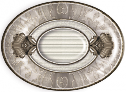 Декоративная вставка El Molino Medallon Leonora Plata Perla 14x10