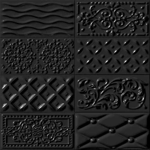 Декор VIVES Raspail Negro Mix 10x20