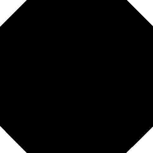 Плитка VIVES Octogono Negro 31