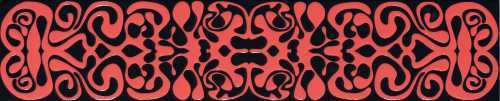Бордюр Tubadzin L-BLACK&RED 2 A 59.3X12