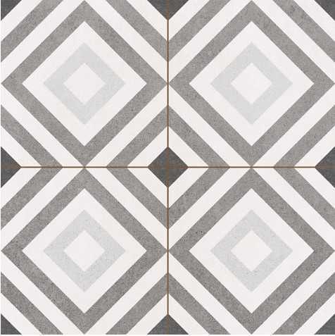 Плитка NiceKer Chic William Silver 45х45