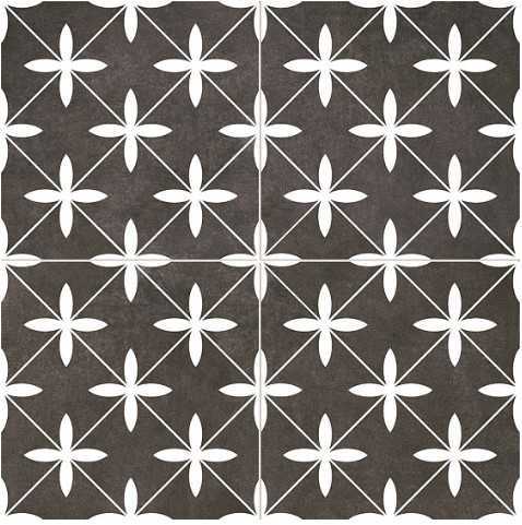 Плитка NiceKer Chic Poole Black 45х45
