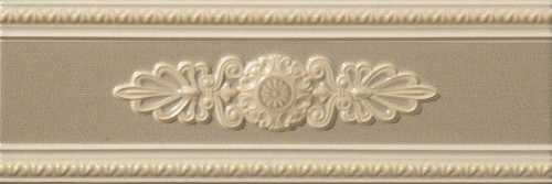 Бордюр Vallelunga P17042 LIRICA TORTORA LISTELLO DECORATO 10x30