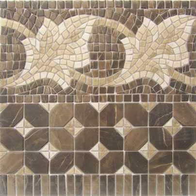Бордюр VIVES Cenefa Midas Marron g.76 43
