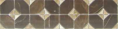 Бордюр VIVES Tira Iliada-Pr Marron 10.8х43.5