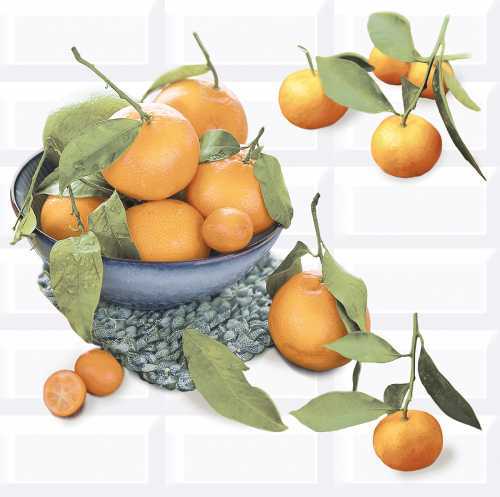 Панно Azori 583012024 Панно Vogue Citrus 2 40.2х40.5