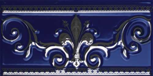 Бордюр Ape CENEFA NOBLESSE COBALTO SILVER 20*10
