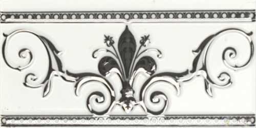 Бордюр Ape CENEFA NOBLESSE BLANCO SILVER 20*10