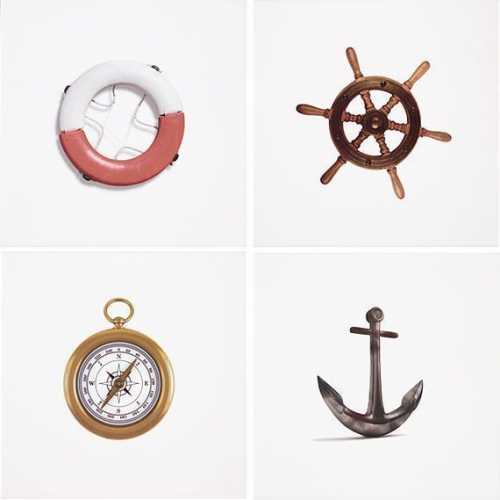 Декор Ape Marine Mix Blanco 20х20