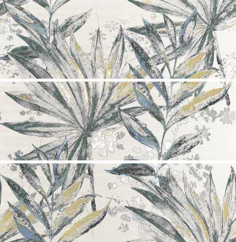 Панно Ape A034570 Decor Set (3) Leavemint 40x120