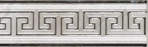 Бордюр Ape A036742 Cenefa Coliseum Silver 8x25