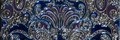 Декор Absolut Keramika Decor Damasco Cobalto 10X30