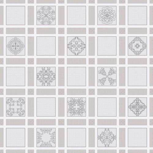 Плитка Absolut Keramika Buckingham Silver 45x45