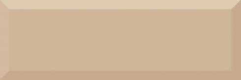 Плитка Absolut Keramika Monocolor Biselado Brillo Beige 10X30