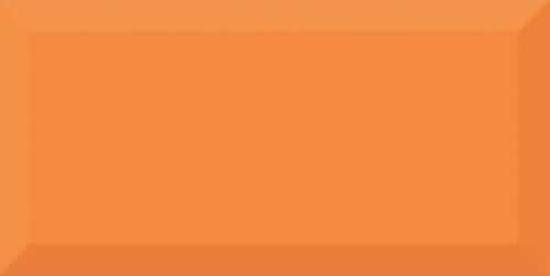 Плитка Absolut Keramika Monocolor Naranja Biselado Brillo 10х20