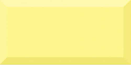 Плитка Absolut Keramika Monocolor Amarillo Biselado Brillo 10х20