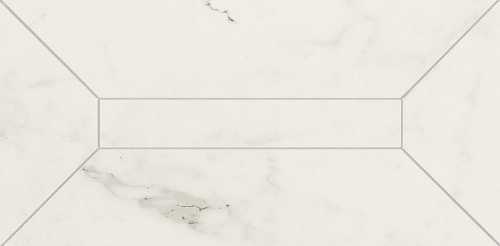 Декор Marazzi Italy MMR6 Allmarble Altissimo Listone 3D Lux 15х30
