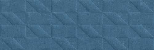 Плитка Marazzi Italy M12A Outfit Blue Struttura Tetris 3D 25x76