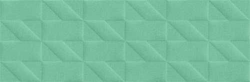 Плитка Marazzi Italy M129 Outfit Turquoise Struttura Tetris 3D 25x76