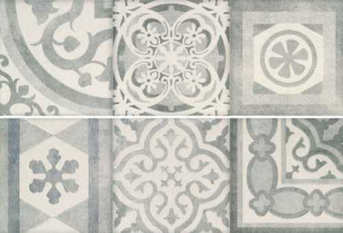Декор Porcelanite Dos Ros. 9512 COMPOSICION RETRO II GRIS 30x90