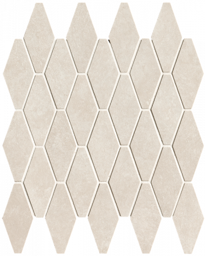 Мозаика FAP Ceramiche fRW5 Nobu White Gres Rombi Mosaico Matt 31x35