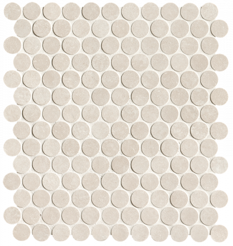 Мозаика FAP Ceramiche fRNM Nobu White Gres Round Mosaico Matt 29