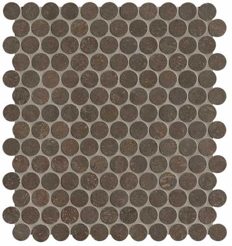 Мозаика FAP Ceramiche fRNK Nobu Cocoa Gres Round Mosaico Matt 29