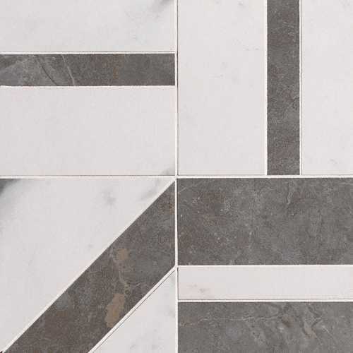 Мозаика FAP Ceramiche fRDM Carrara / Pietra Grey Deco Mosaico 30x30