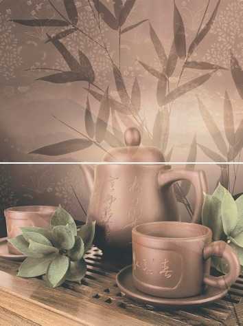 Панно Дельта Керамика Tea ceremony Панно P2D175 30х40 (комплект 2шт)