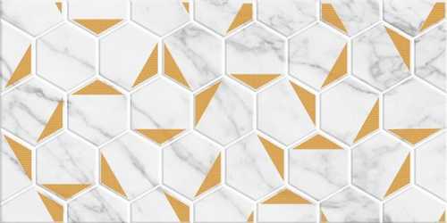 Березакерамика Декор Marble Gold белый 30х60