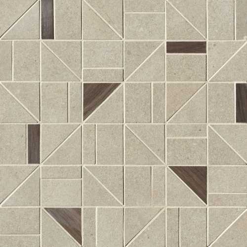 Мозаика FAP Ceramiche fOSH Nux Beige Gres Outline Mosaico 30x30