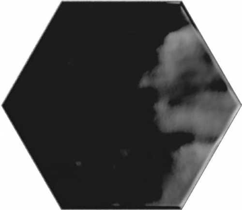 Плитка Ribesalbes PT03136 Hex Black Glossy 15x17
