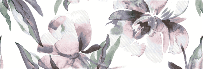 Декор Novacera LE 93900A-DEC15S Blanco Satinado Decor Flor Primavera Rectificado 30x90
