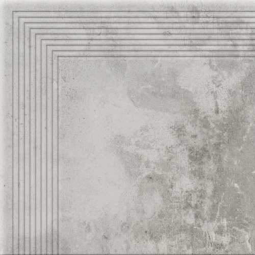 Ступень CERRAD Stopnica Piatto gris narozna 30*30