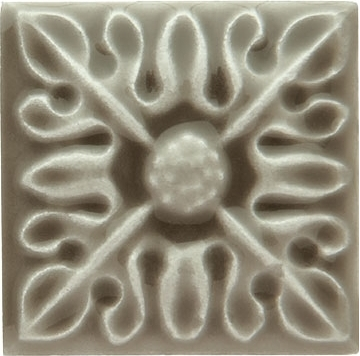 Декоративная вставка Adex ADST4062 Taco Relieve Flor №2 Silver Sands 3x3