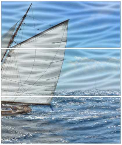 Панно Cerrol Панно Regatta-3 B Wave 50x60
