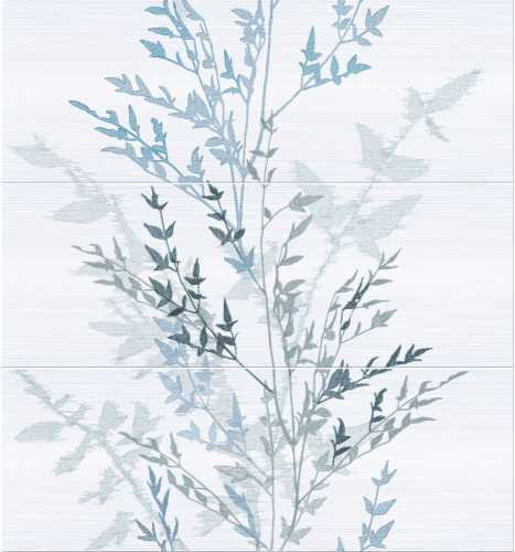 Панно Keraben Decor Nippon (set 3 pz) Blanco 75*70