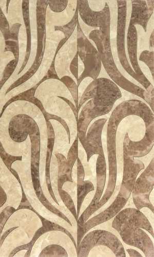 Декор Gracia Ceramica Saloni brown decor 01 30*50